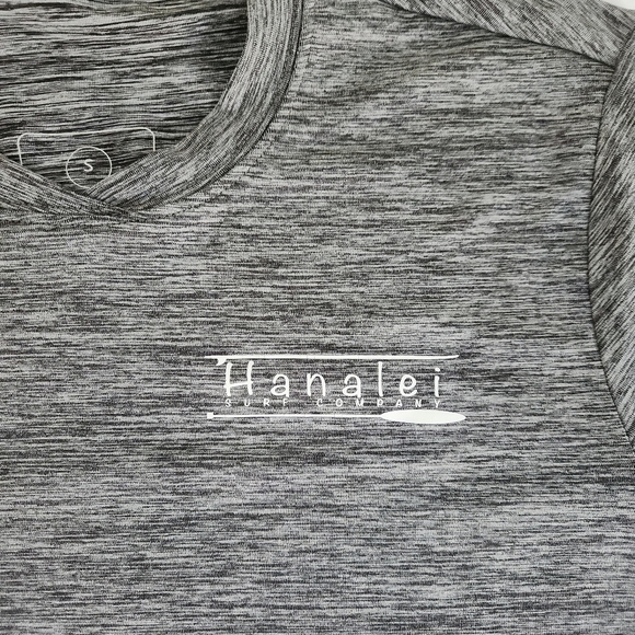 Hanalei Surf Company Surfing Anti-UV Rash Guard gray - Size Small - Picture 4 of 10